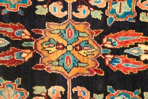 Vintage Floral 4X13 Mahal Persian Runner Rug