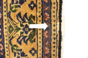 Semi Antique Purple Geometric 7'4X10'5 Ardabil Persian Rug