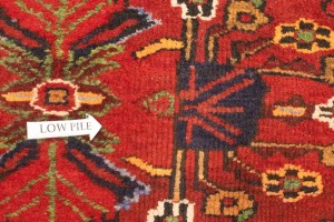 Vintage Red Tribal 3'7X9'5 Lilian Persian Runner Rug
