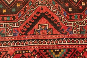 Vintage Red Tribal 5X10 Shiraz Lori Persian Rug