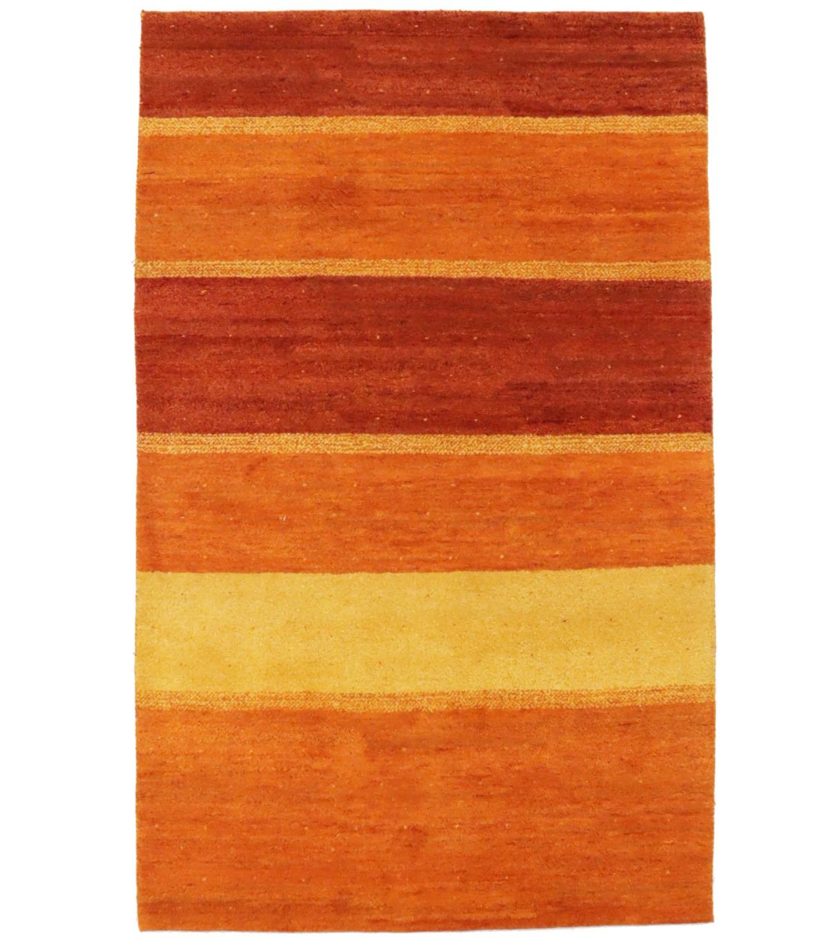 Multicolored Stripes Tribal 5X8 Gabbeh Persian Rug
