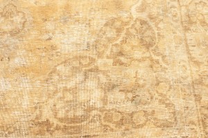 Antique Muted Distressed 7X11 Tabriz Persian Rug