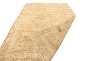 Antique Muted Distressed 7X11 Tabriz Persian Rug