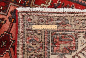 Semi Antique Red Tribal 3'3X12'5 Hamedan Persian Runner Rug