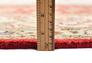 Vintage Red Traditional 10X12'6 Tabriz Persian Rug