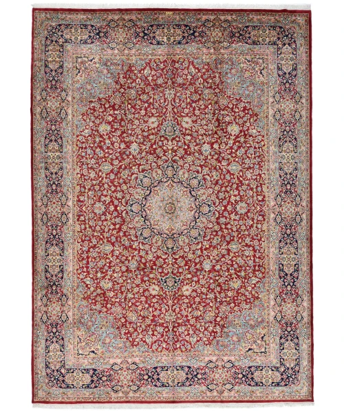 Vintage Traditional Floral 9'7X13'6 Kerman Persian Rug