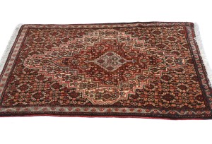 Cream Vintage Geometric 2X3 Bidjar Sanneh Persian Rug