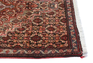Cream Vintage Geometric 2X3 Bidjar Sanneh Persian Rug