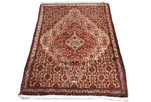 Cream Vintage Geometric 2X3 Bidjar Sanneh Persian Rug