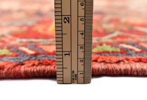 Vintage Traditional Geometric 7X10 Heriz Persian Rug