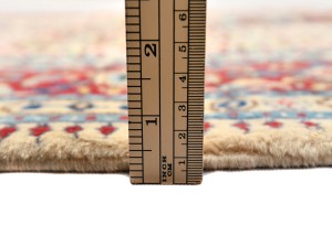 Vintage Cream Floral 3'4X9'6 Mood Persian Runner Rug
