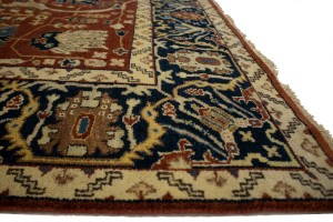 Rusty Red Floral 8X10 Oushak Oriental Rug