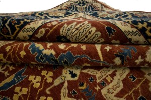 Rusty Red Floral 8X10 Oushak Oriental Rug