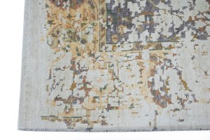 Distressed Abstract Hand-Carved 5X8 Modern Rug