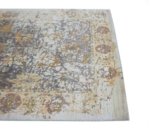 Distressed Abstract Hand-Carved 5X8 Modern Rug