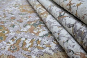 Distressed Abstract Hand-Carved 5X8 Modern Rug