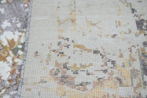 Distressed Abstract Hand-Carved 5X8 Modern Rug
