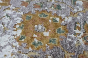 Distressed Abstract Hand-Carved 5X8 Modern Rug