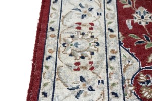 Red Floral 3X5 Indo-Nain Oriental Rug