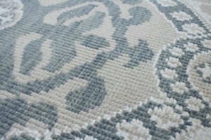 Muted Geometric 5X8 Modern Oriental Rug
