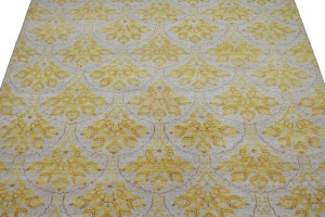 Cream Floral 8X10 Modern Oriental Rug