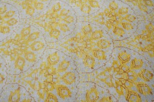Cream Floral 8X10 Modern Oriental Rug