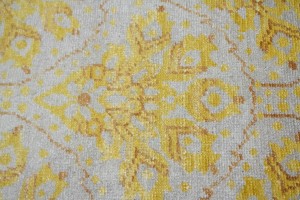Cream Floral 8X10 Modern Oriental Rug