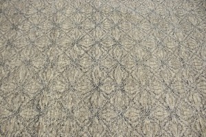 Beige Geometric 8X10 Modern Oriental Rug