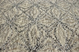 Beige Geometric 8X10 Modern Oriental Rug