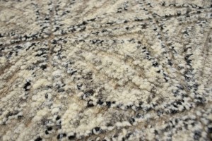Beige Geometric 8X10 Modern Oriental Rug