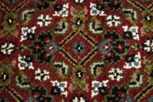 Red Floral Geometric 7X8 Tabriz Fish Mahi Oriental Rug