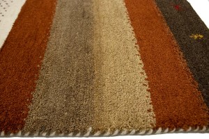 Multicolored Tribal 4X6 Indo-Gabbeh Oriental Rug
