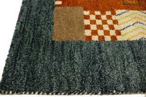 Multicolored Tribal 6X8 Indo-Gabbeh Oriental Rug