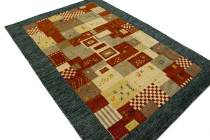 Multicolored Tribal 6X8 Indo-Gabbeh Oriental Rug