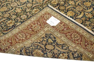 Hale Navy Floral 8X10 Indo-Tabriz Oriental Rug