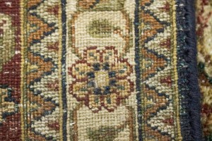 Hale Navy Floral 8X10 Indo-Tabriz Oriental Rug