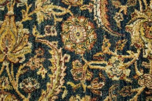 Hale Navy Floral 8X10 Indo-Tabriz Oriental Rug
