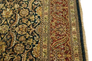 Hale Navy Floral 8X10 Indo-Tabriz Oriental Rug