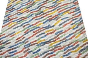 Multicolored 5X8 Modern Rug