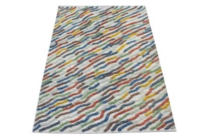 Multicolored 5X8 Modern Rug