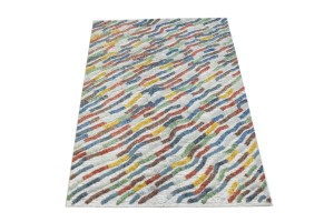 Multicolored 5X8 Modern Rug