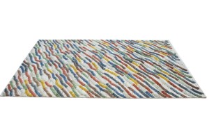 Multicolored 5X8 Modern Rug