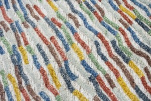 Multicolored 5X8 Modern Rug