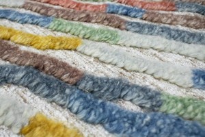 Multicolored 5X8 Modern Rug