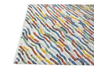 Multicolored 5X8 Modern Rug