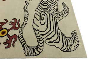 Beige Tribal 8X10 Fine Nepali Oriental Rug