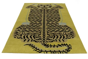 Gold Tribal 8X10 Fine Nepali Oriental Rug