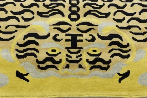 Gold Tribal 8X10 Fine Nepali Oriental Rug