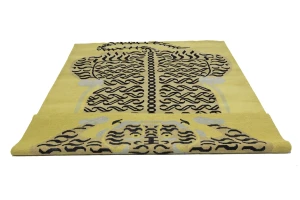 Gold Tribal 8X10 Fine Nepali Oriental Rug