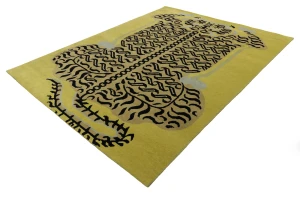 Gold Tribal 8X10 Fine Nepali Oriental Rug
